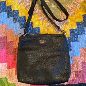 Guess Pebbled Leather Crossbody Purse
